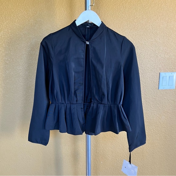 NWT Victoria Beckham Target Black Peplum Jacket - Picture 9 of 10